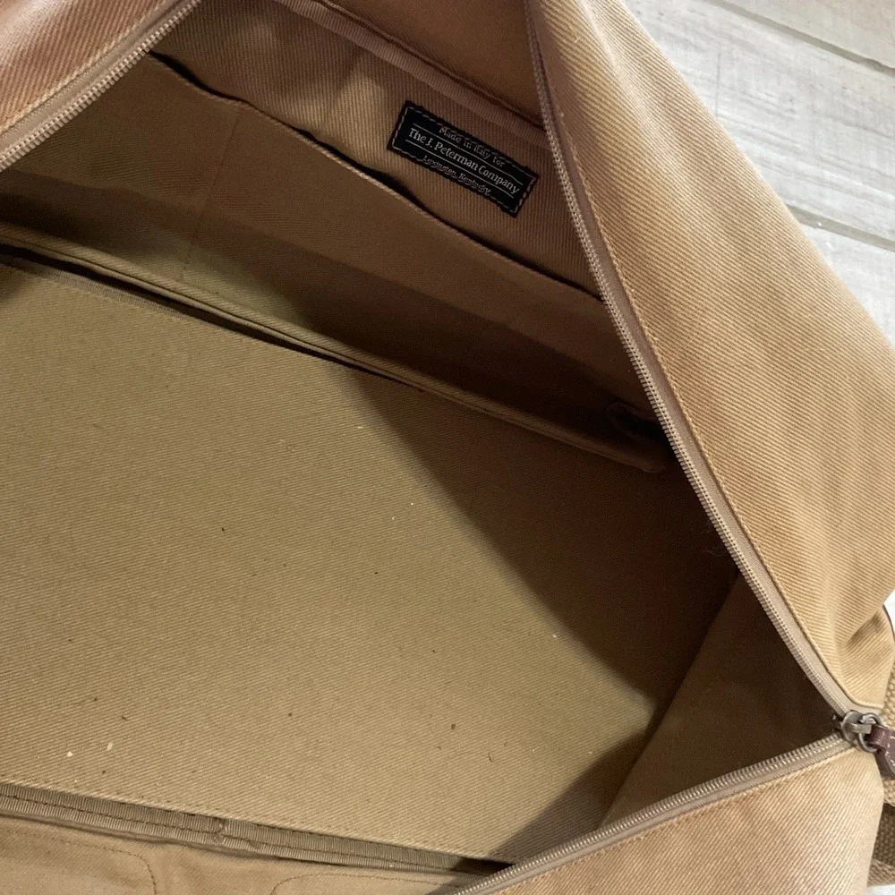 THE J. PETERMAN COMPANY - Counterfeit Leather & Canvas Mail Bag